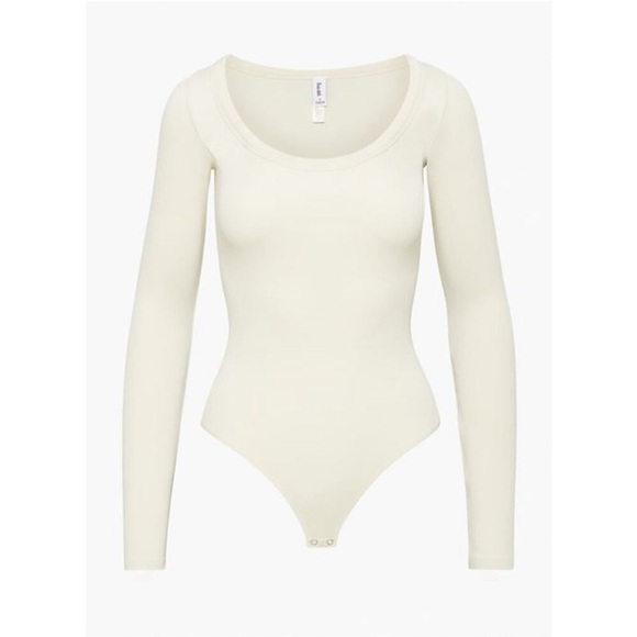 BNWT Sunday best sinchseamless Scoopneck Longsleeve Bodysuit L - Picture 2 of 4